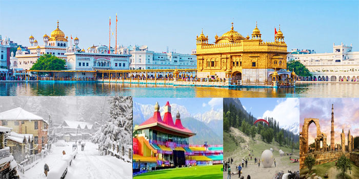 Amritsar , Dalhousie , Dharamshala , Manali And Delhi Trip
